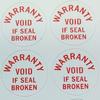 110pcs 12mm WARRANTY VOID IF SEAL BROKEN Brittle Paper Tamper Evident Removal Proof Sticker Electronic Device Open Warning Label
