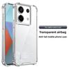 Coque de téléphone antichoc résistante de luxe très transparente pour Xiaomi Redmi 15 15C 13 Note14 13 Pro Plus 5G 4G Poco M7 Plus 5G