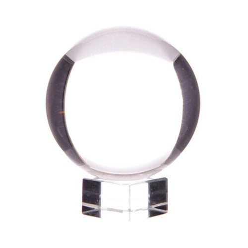 Crystal Ball With Stand 80mm Optical Glass
