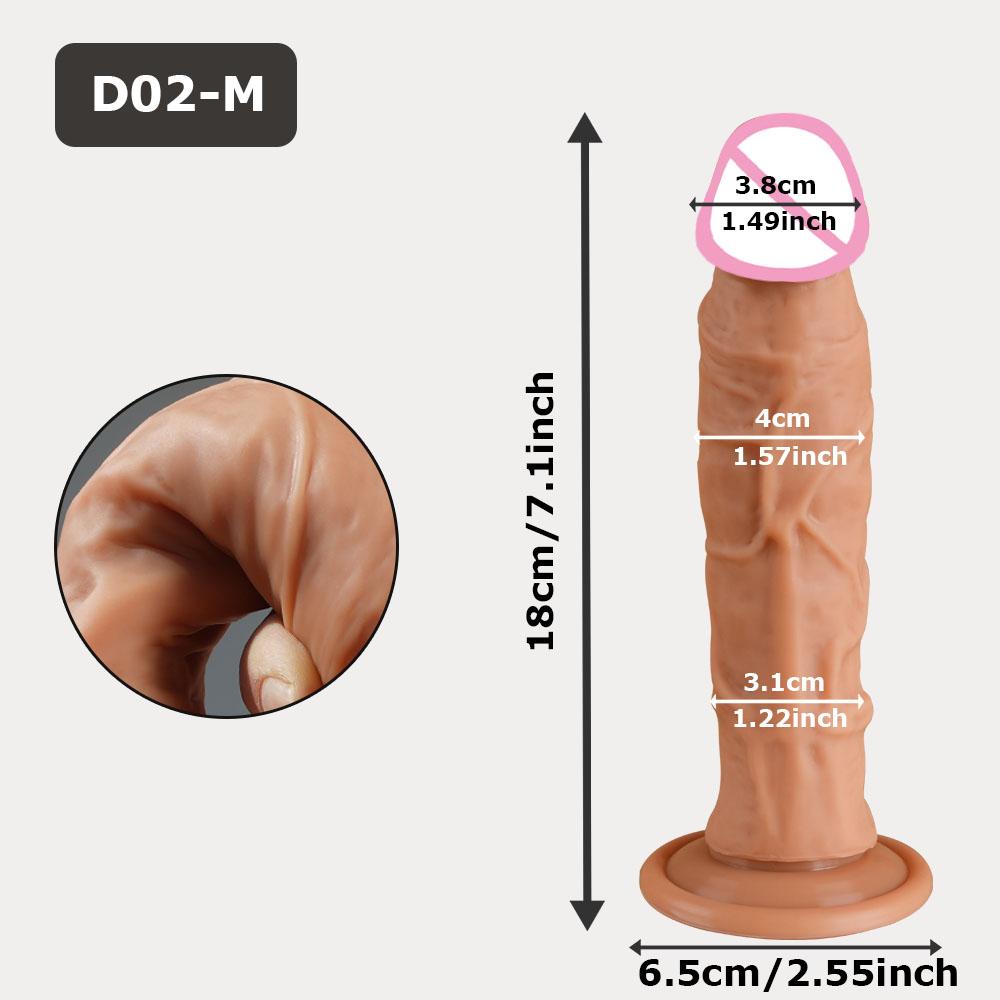 Realistic Dildo Silicone Penis Adult Sex Toys G-spot Anal Stimulation Masturbator Dildo with Suction Cup Adult SexToy ButtPlug