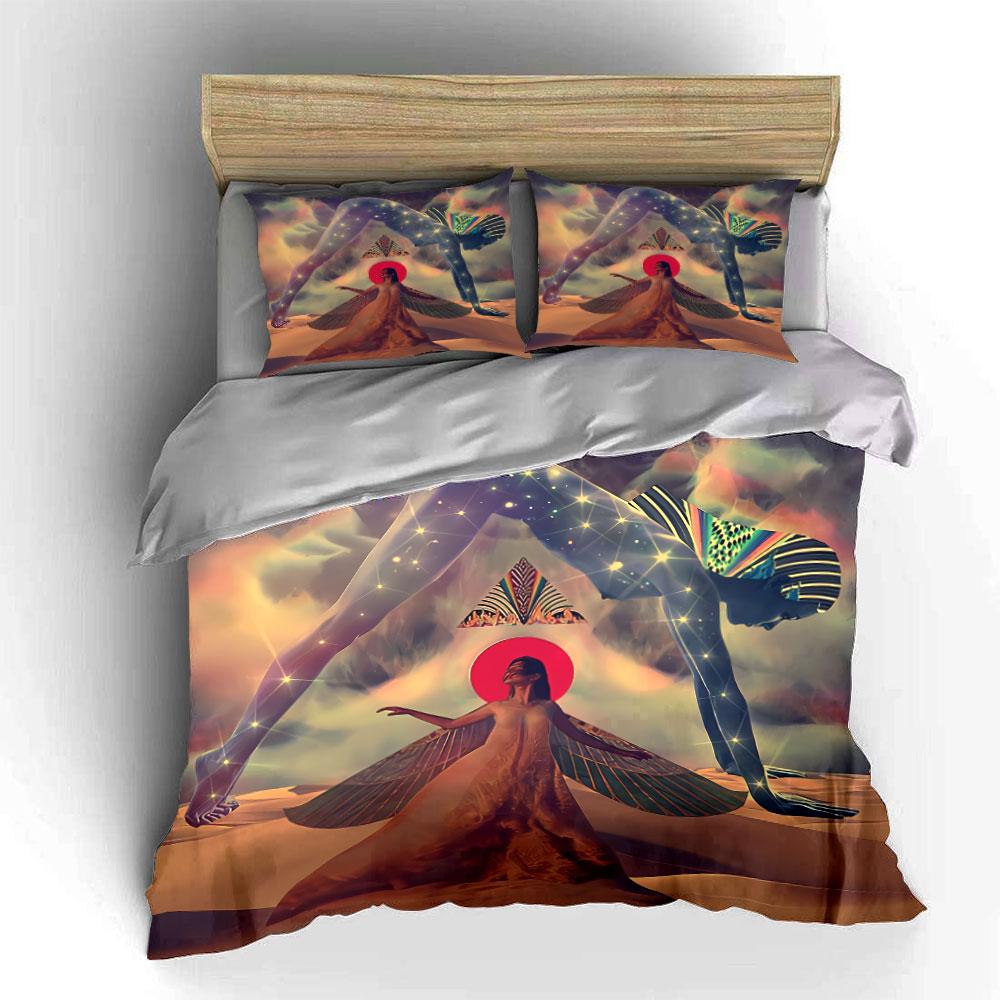 "Fantasy Desert Goddess Art" Bedding Duvet Cover Set Duvet Cover Pillowcases (1*Duvet Cover 2*Pillowcases, Without Duvet Insert)