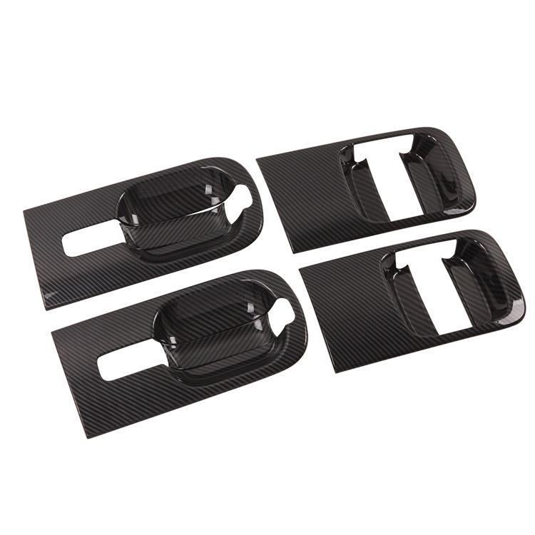 2020 H-1/Grand Starex Black Carbon Fiber Pattern Outer Door Bowl