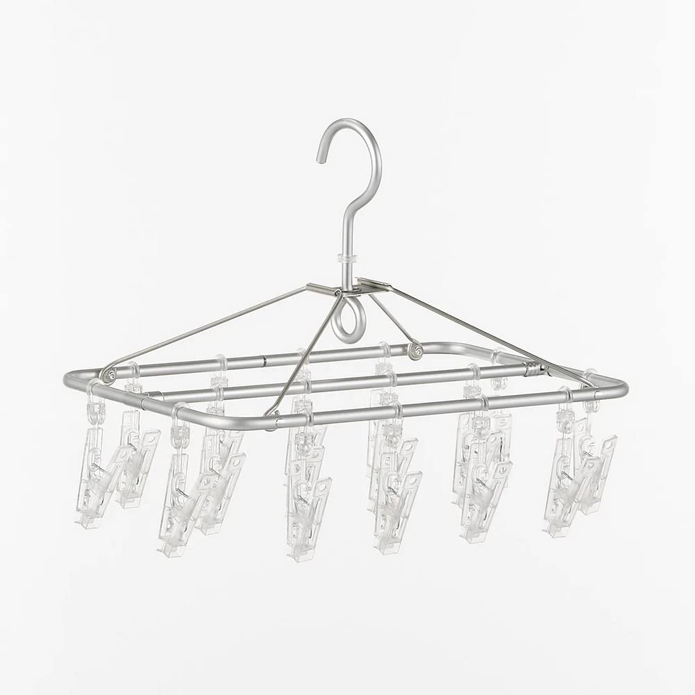 MUJI Aluminum Rectangular 20cm x 32cm 16 44314500 Hanger, (W) (D), clips,