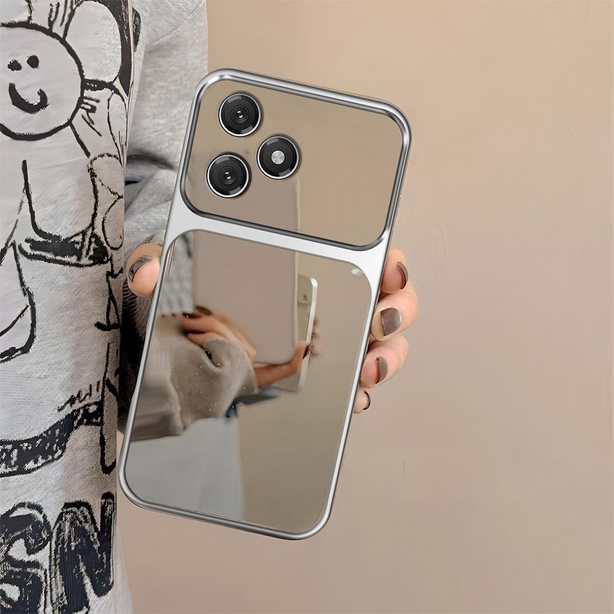 Case for HONOR X5C Plus,X5C Trending Big Window Cover Mirror Phone Casing HONOR X5C Plus