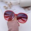 New Vintage Oversized Elliptic Sunglasses Woman Fashion Brand Designer Sun Glasses Female Leisure Eyewear Uv400