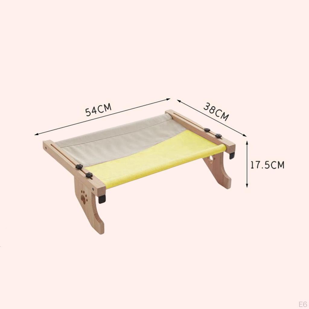 Adjustable Cat Window Perch for Indoor Resting and Climbing