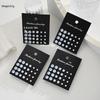 Luxury Simple Shiny Zircon Stud Earrings Set for Women Men Fashion Chic Crystal Decorative Earrings Party Couples Jewelry Gifts