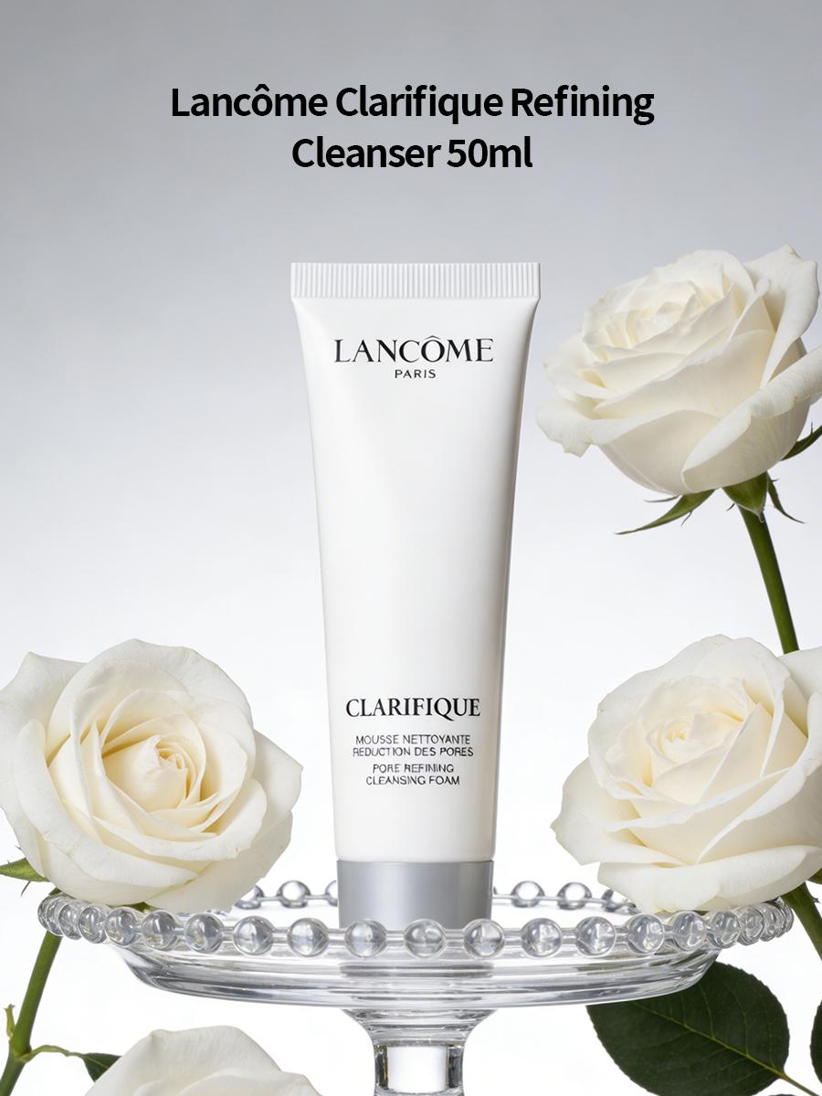 Lancôme Clarifique Mousse Detergente Affinante Pori 50ml | Detergente Viso per Pelli Grasse bianco