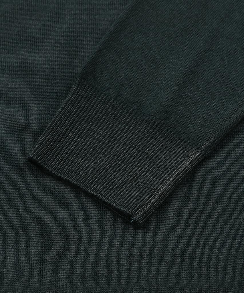 PANICALE Crew Neck Wool Sweater [Khaki]