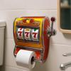 Wall Mounted Slot Machine Toilet Paper Holder, Plastic Fun Slot Machine Toilet Roll Holder, Easy To Install and Decorate