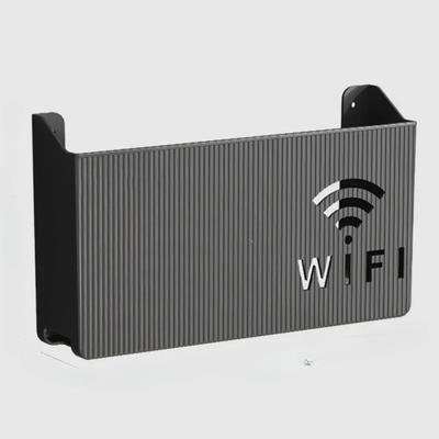 Bacs Boîte de routeur murale Bureau Média Décor Console Wifi Boîte Wifi Boîtes de rangement sans fil Support de rack Suspensions Étagère murale