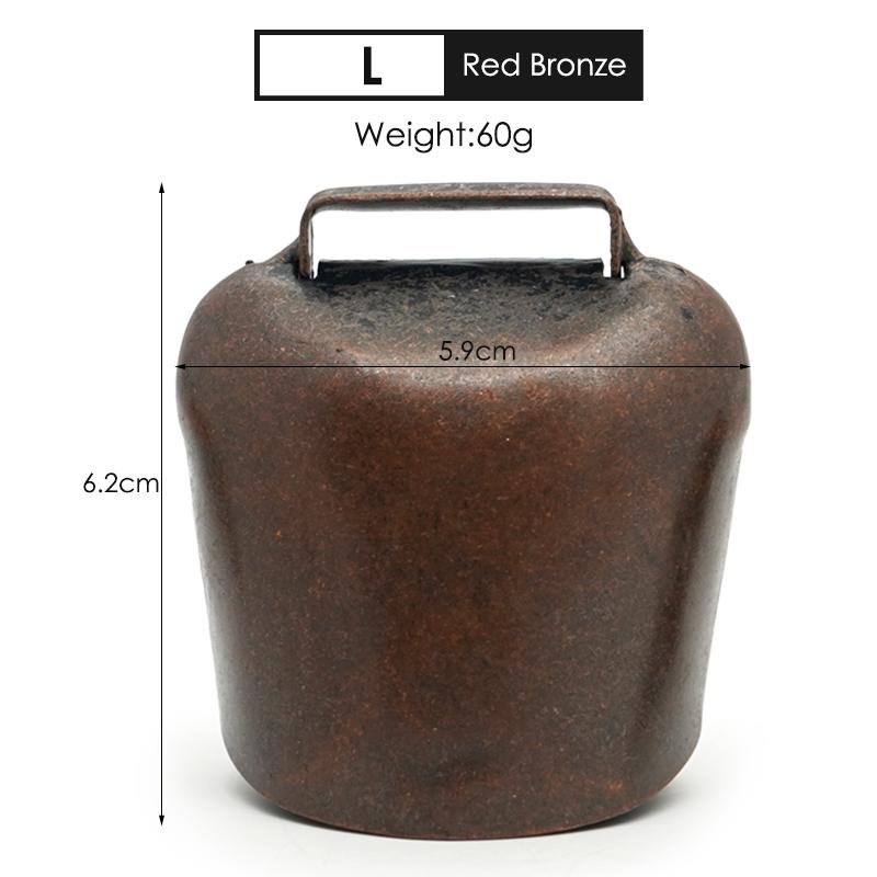 

Корова Лошадь Овца Пасущийся Медный Колокольчик Домашний скот Утолщенный Медный Колокольчик Громкий Четкий Распространяется Дальше Громкий Предотвращает Потерю Животный Колокольчик 1PC