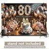 2D Diamond & Flower 80th Birthday Photography Background