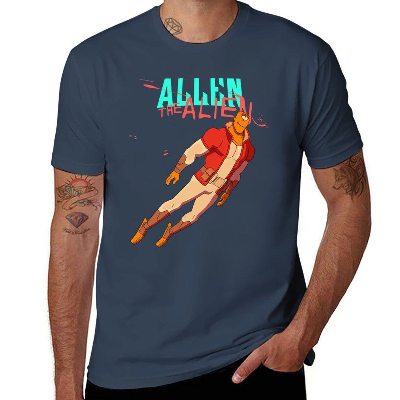Allen The Alien Invincible Tshirt Worker Basic Short Sleeve Tee S