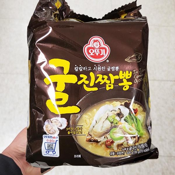 Ottogi Oyster Jin Jjamppong 130G X 4 Pcs
