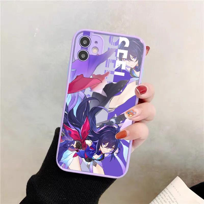 

Honkai Star Rail Blade Jing Yuan Phone Case for IPhone 11 12 13 14 Pro Max Mini X XR XS MAX 7 8 Plus SE2 Matte Transparent Cover iPhone 13