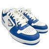 Excellent PRADA Low Cut Sneakers Triangle Logo Triangle Plate Blue 5 2EE364 Used