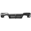 BMW 1M E82 Carbon Fiber Rear Diffuser with Dual Outlet for Quad Exhaust (2011-2013)