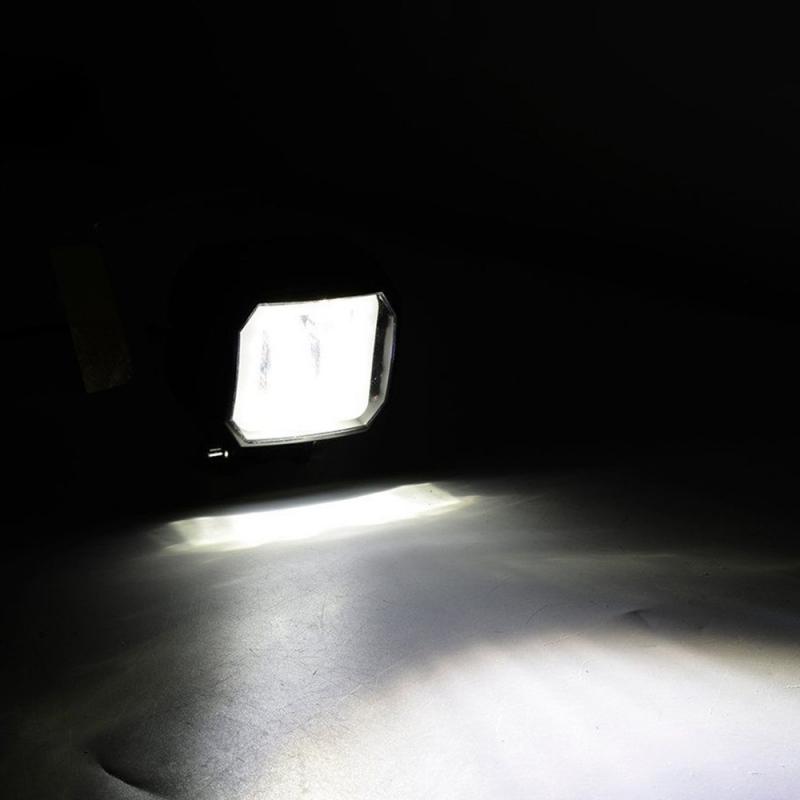 2/1Pcs 12V-80V Waterproof Round Angel Eyes LED Light Portable Spotlights Motorcycle Offroad Truck Driving Car Boat Work Light