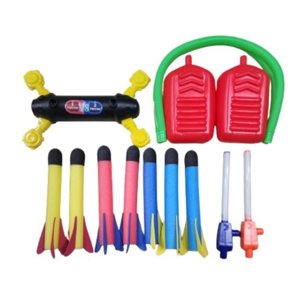 Fun Zone Dual Battle Air Rocket Toy, Random Delivery