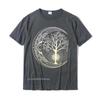 Unisexdala TShirt Tree Of Life Tattoo Style Shirt TShirt Simple Style Cotton Boy Tops Shirt Printed Fashion T Shirts
