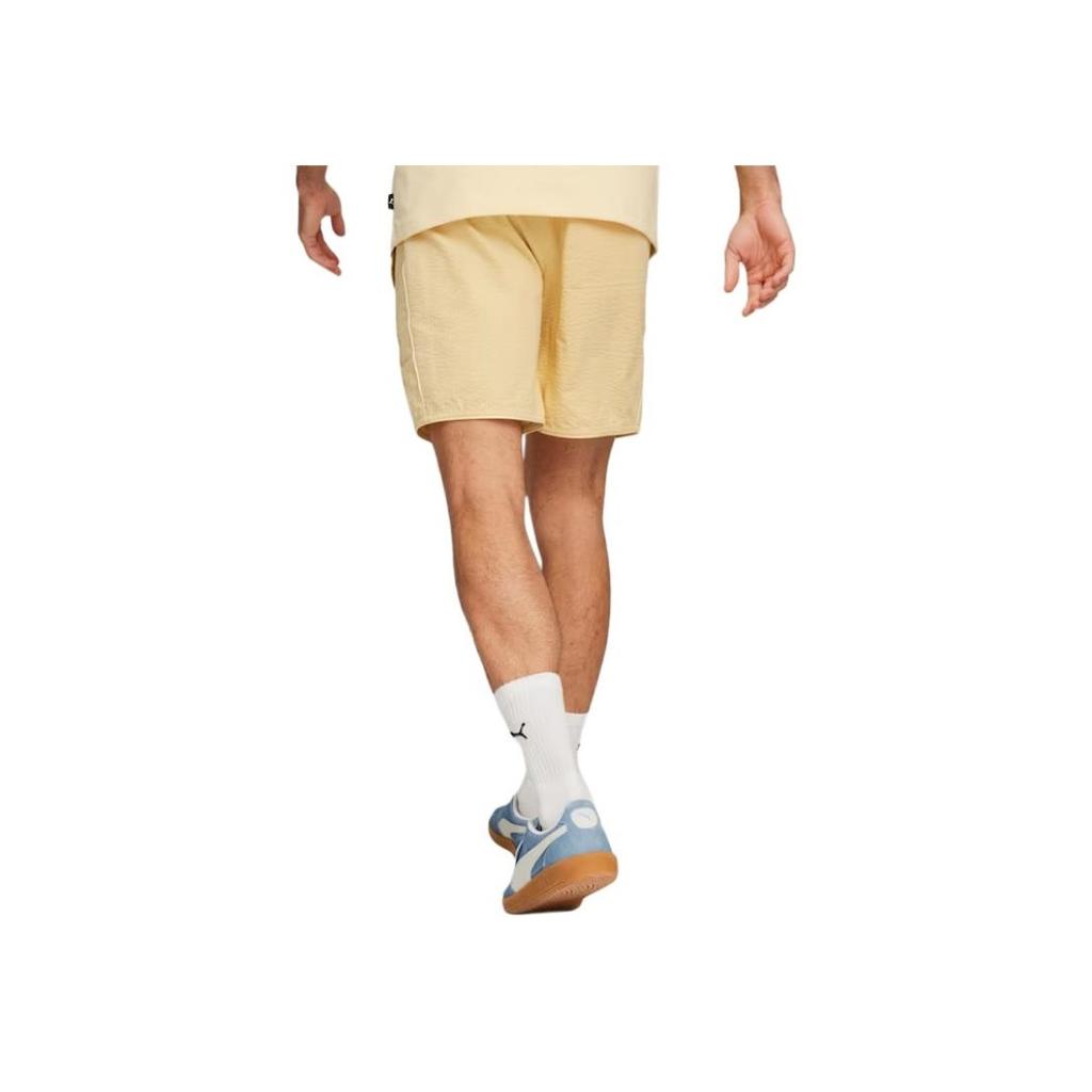 Puma Mmq Seersucker Shorts Men Shorts Chamomile 624018-66