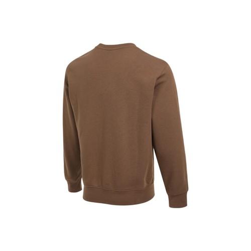 Nike Men's Brown Crew Neck Pullover Long Sleeve Sweatshirt