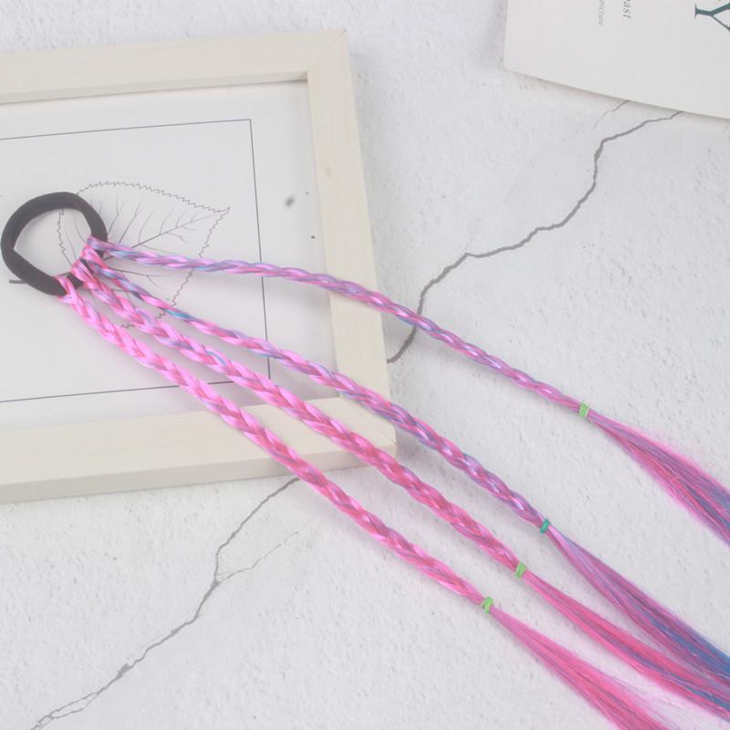 

Популярные цветные градиентные косы-парики – термостойкие волосяные резинки