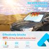 For Mitsubishi ASX RVR Outlander Sport 2011-2018 Front Windshield Window Sun Shade Visor Suction Cup Car Sunshield Curtain