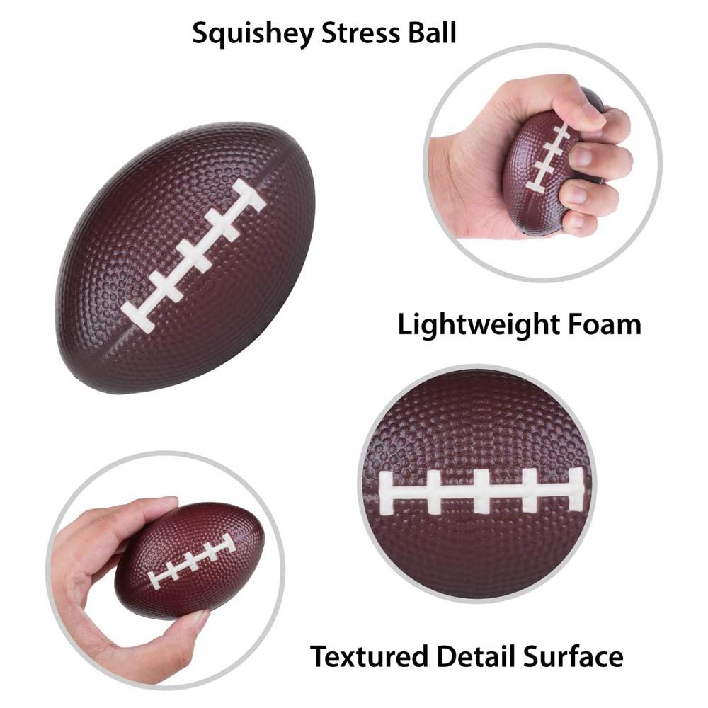 Relief Toy Balls Party Squeeze Foam Rugby Squeeze Ball Stress Balls Squeeze Balls Mini Football