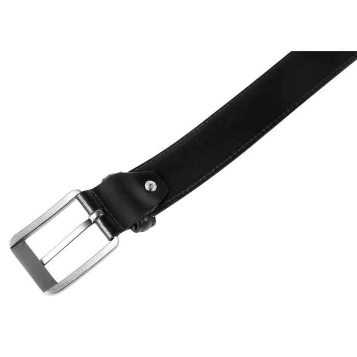 Ceinture - LEONARDO VERRELLI - Modèle Large - Cuir véritable - Noir - 100 cm