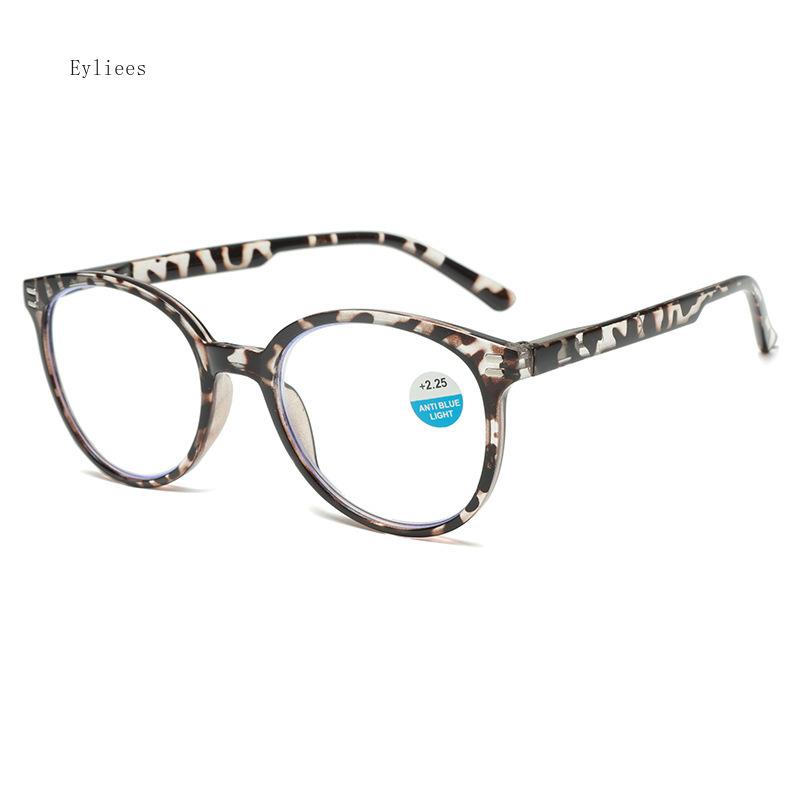 Vintage Ultralight Reading Glasses Men Women Round Glasses Frames for Read Female Black Blue Eyeglasses Glasses Frame +100 +150