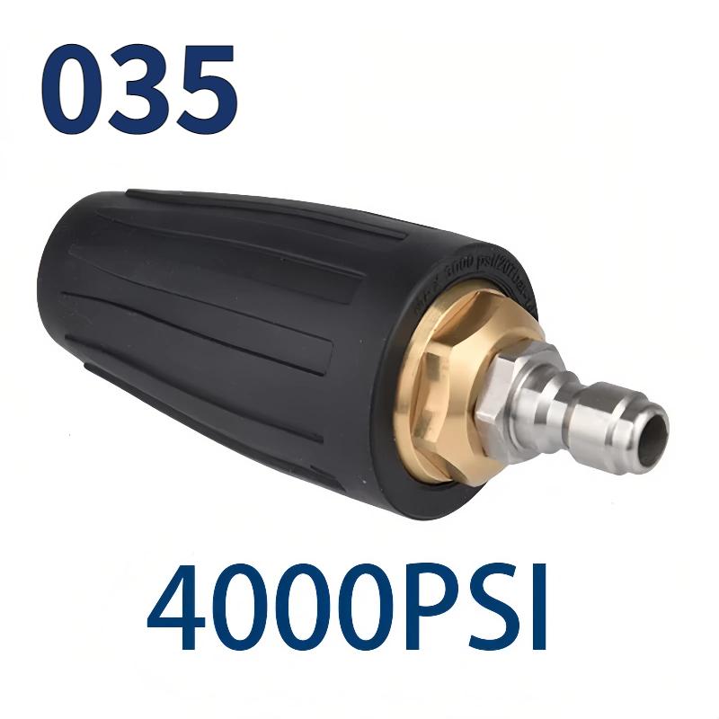 

Pressure Washer Tips Turbo Nozzle Pressure Washer 4000 PSI with 1/4 Quick Connect for Cleaning Brick,Concrete,and Vinyl Surfaces