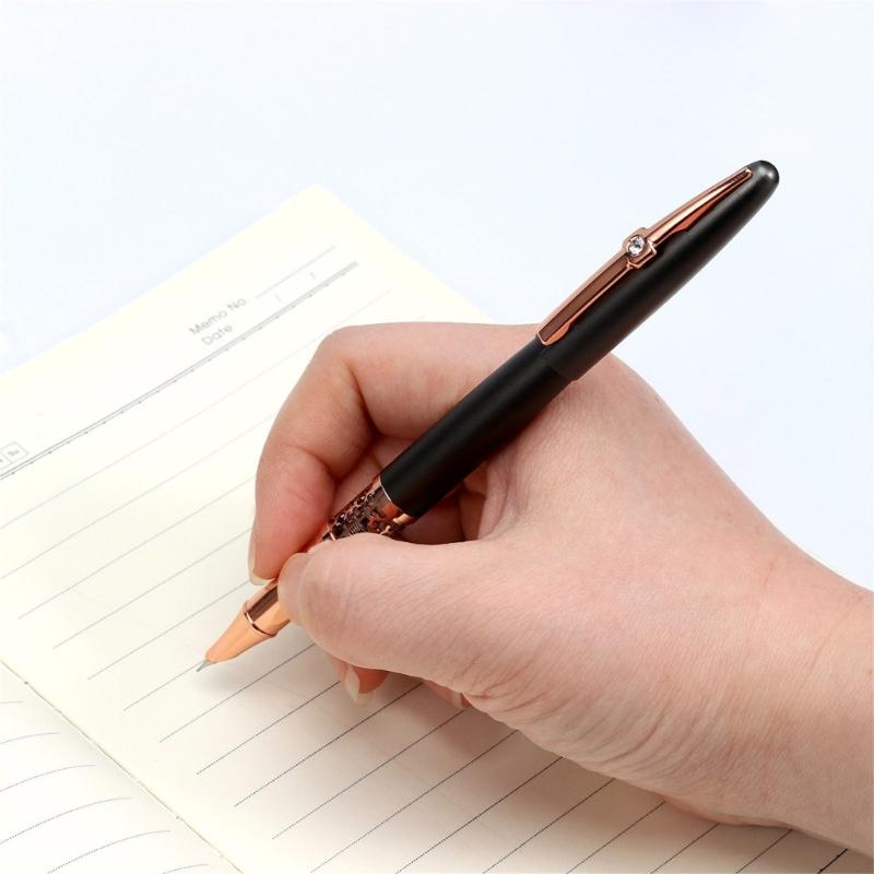 Metal Fountain Pen Smooth Writing Pen Calligraphy Pen Business Pen Ink Pen School Office Supplies Signature Pen