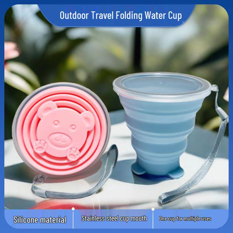 Travel Essential: Foldable Silicone Cup for Kids - Portable & Durable