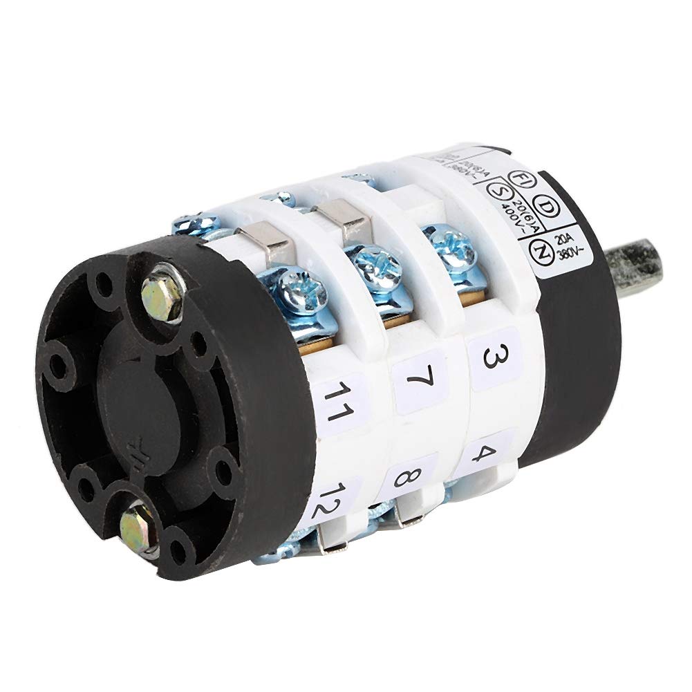 Gorgeri Car Tire Changer Switch, Tire Changer Machine Motor Forward Reverse Switch Car Repair Tool White 20A