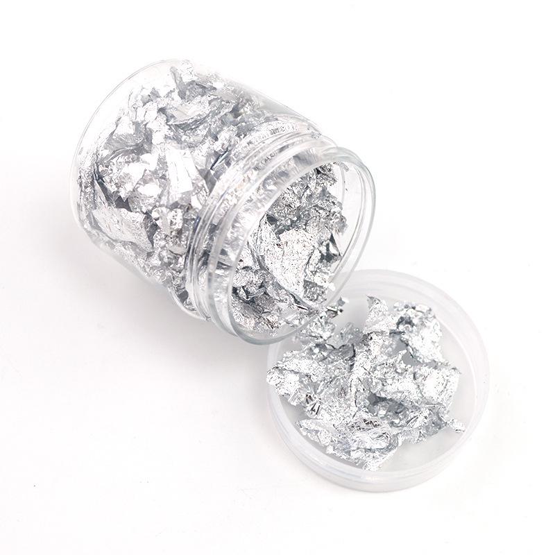 Champagne Imitation Gold & Silver DIY Epoxy Resin Fillers - Gold Leaf Paper Ornaments & Accessories Tin Foil