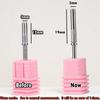 50pcs/box Nail Long Small Mini Stainless Steel Sanding Bands Mandrel For Manicure Sandpaper Ring Holder Nail Drill Accessories