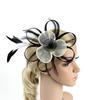 Women Church Baptism Hat Headband Fascinator Hair Clip for HorseRacing Roleplay Hair Pin TeaParty Wedding Hair Decor
