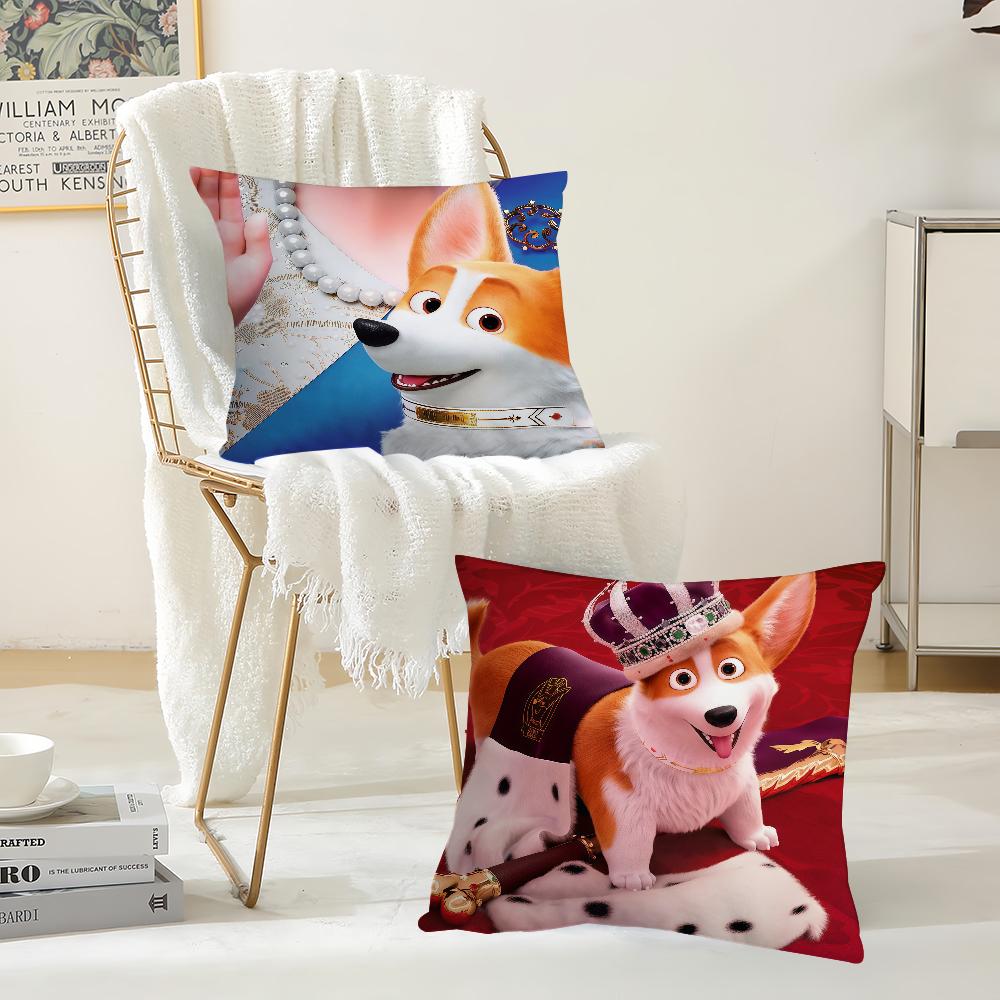 Movie The Qqueens Ccorgi Pillow Case Suitable For Bedrooms Living Rooms Cars Home Decoration