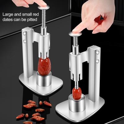 Yousheng Fruit Core Separator Manual Jujube Pitter Cherry Olive Corer Remover Stainless Steel Kitchen Fruit Preparation Tool