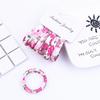 6Pcs/Set High Elasticity Printed Scrunchie Women Girls Children Elastic Hair Rubber Bands Accessories Tie Hair Rope Ring Holder