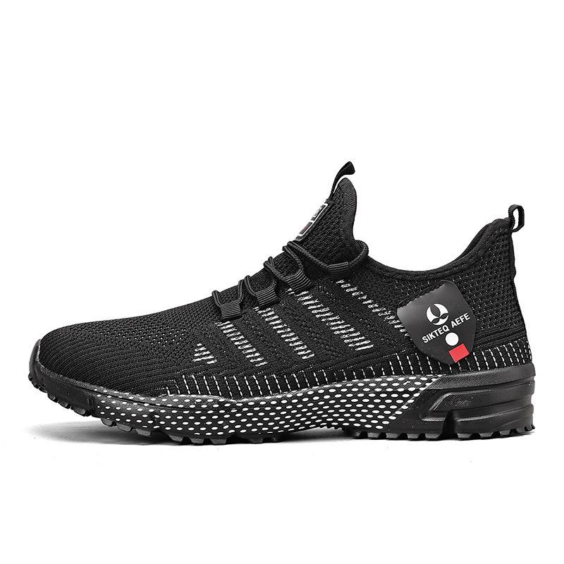 New Men's Shoes Large Size Sports Ultra-light Soft Sole Fashion Sports Students Casual Shoes Net Men's Shoes