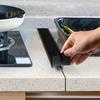 1/2Pcs Silicone Stove Gap Cover Kitchen Stovetop Counter Oven Gap Filler Spill Guard Waterproof Heat-Resistant Long Wide T-shaped Sealing Strip