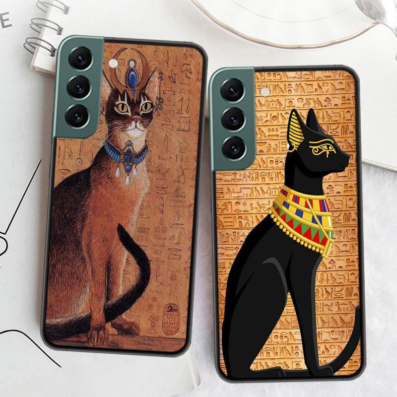 Egypt Pharaoh Mural Phone Case For Samsung A02 A03 A03S A04 A04S Galaxy A55 A35 A25 A15 S10 Lite A9 A8 A7 A6 Plus A90 A80 Cover