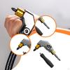 Drill Adapter, Power Tool Attachment for Hand , Chuck Converter, Curved Extension, Practical