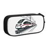 German High-Speed Train  Pencil Cases Lovely  High Speed Rail Train Pen Box Bags Big Capacity Supplies Cosmetic Pencilcases