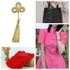 Gold Long Tassels Trim DIY Craft Trim Ornament Clothes Accessories Crafting Supplies For DIY Projects Decoration