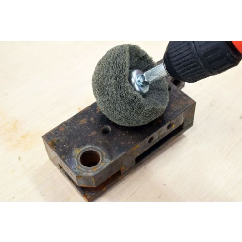 SK11 Rust Remover Afro-kun Hexagonal Shaft for Electric Drill/Impact Driver Soft #400