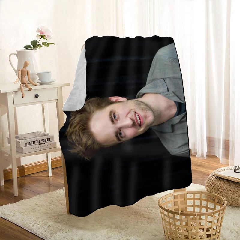 Neuer Artikel Robert Pattinson Decken Druck Weiche Decke Überwurf für Zuhause/Sofa/Bettwäsche Tragbare Reise Decke für Erwachsene 1208p